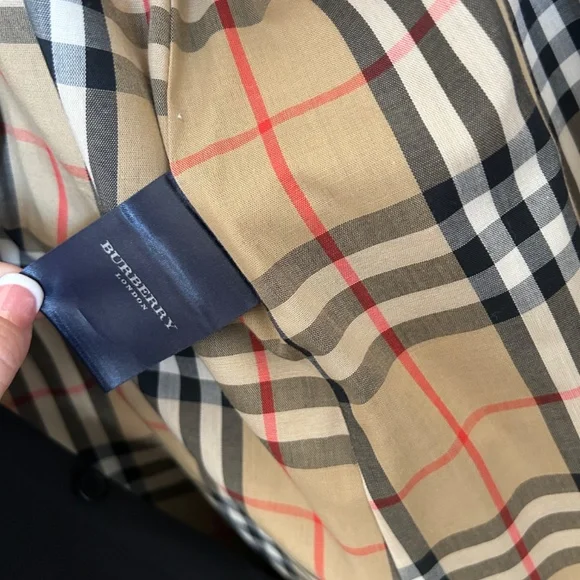 Black Burberry Trench Coat
